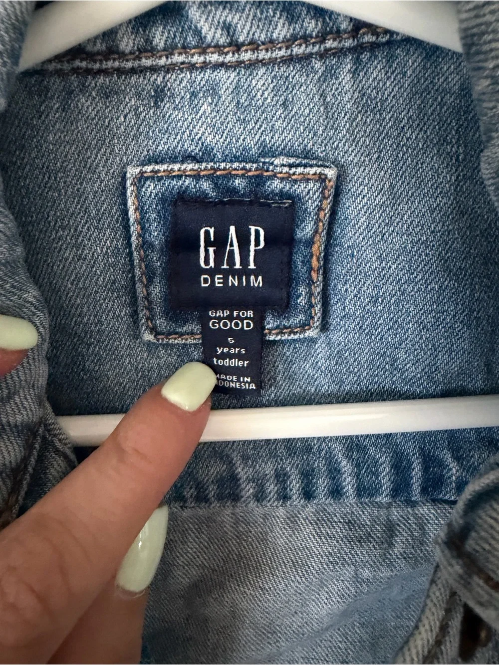 GAP Kids Faded Blue Denim Jacket